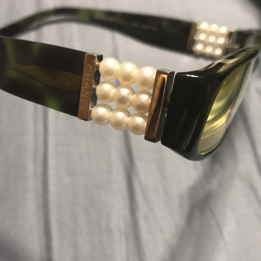 Dark Green Chanel Prescription Glasses